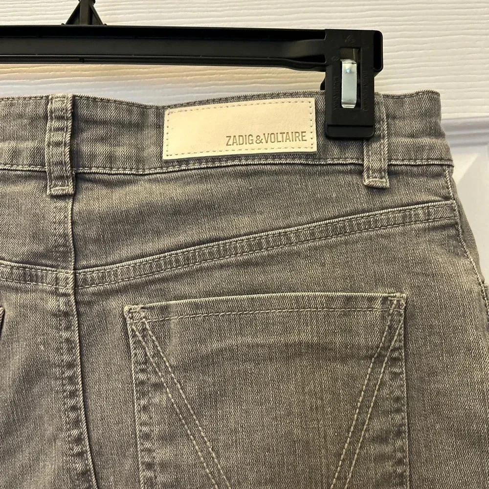 ! Zadig and Voltaire jean skirt sz 36 - Picture 3 of 5